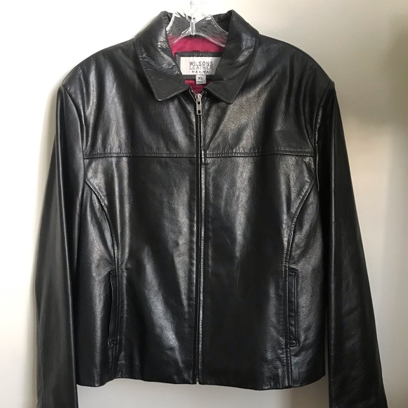 Wilsons Leather Jackets & Blazers - Wilson Black Leather Jacket